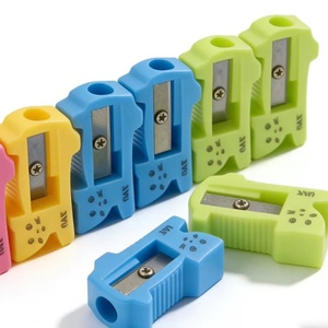 Artículos Escolares Divertidos y Económicos en Oferta: Sacapuntas con Forma de Gato, con Color y Logotipo Personalizados, Material Escolar para Estudiantes - Product Image 1