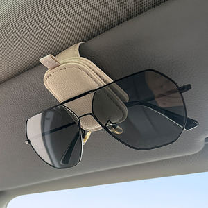 Автомобильный универсальный зажим для очков Солнцезащитный козырек Солнцезащитный кронштейн Магнитный билет портативное устройство для хранения автомобильных запчастей и аксессуаров - Product Image 6