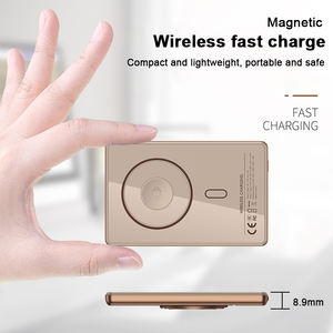 <span class=keywords><strong>Prix</strong></span> de gros d'usine 5000mah Banque d'alimentation magnétique Banque d'alimentation portable sans fil pour téléphone avec support pour téléphone - Product Image 6