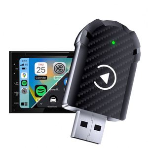 New Upgraded 2 in 1 <b>Plug</b> and Play Car USB Port Support IOS Android System CarPlay Adapter - Product Image 1