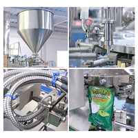 Bec Doypack Remplissage Automatique Liquide Jus Boissons Emballage D'étanchéité Huile De Cuisson De Noix De Coco Machine D'emballage De Poche Premade