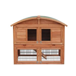 Chine Prix Usine Vente Chaude En Bois <span class=keywords><strong>Cages</strong></span> Pour Animaux de compagnie Grands Clapiers Gratuit <span class=keywords><strong>Cages</strong></span> De Lapin - Product Image 2