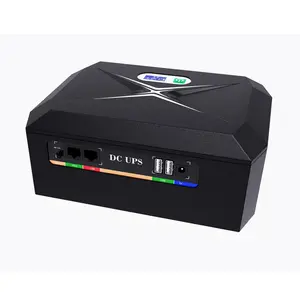 CW 60W 100W Mini UPS 10000mAh 20000mAh 30000mAh 9V 12V 19V 24V 48V Mini DC UPS POE For Wifi Router
