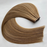 Vente en gros Cheveux Remy Couleur Populaire Qualité Supérieure Cuticule Alignée Super Double Trame Micro Extensions de Cheveux