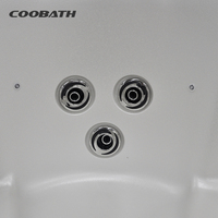 Baignoire ronde grande taille SPA extérieur Bain à remous Bain hydro-massage 4 personnes Jet d'air Whirlpool Piscines hors sol