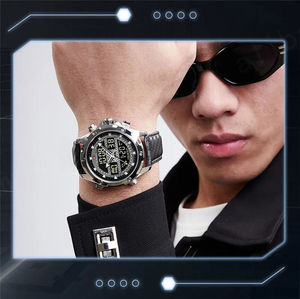 Nouvelle montre unisexe NAVIFORCE 9194 de luxe pour affaires, à quartz, avec verre, bracelet en acier inoxydable et cuir, étanche, mode sport 2026 - Product Image 4