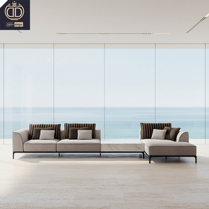 Set di Divani Modulari di Lusso Moderni in Stile Italiano, Divano in Tessuto su Misura per Appartamenti, Hotel e Soggiorni - Product Image 1