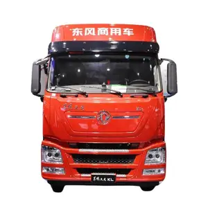 동풍 상업용 차량 Tianlong KL 6X4 새로운 표준 판 순수 전기 헤비 듀티 6x4 EV 트럭 교환 트랙터 트럭