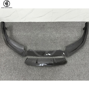 Lame de pare-chocs avant en fibre de carbone sèche pour Lamborghini Huracan LP580 2014-2018, Diffuseur avant en carbone, Pièces de kit carrosserie - Product Image 6