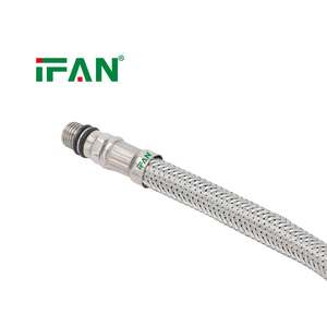 IFAN Échantillon gratuit Tuyau flexible de toilette en acier inoxydable tressé personnalisé Tuyau de plomberie durable tressé pour cuisine salles de bain - Product Image 5