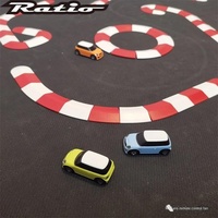 1:76 Mini voiture télécommandée à 4 canaux épissage scène de piste tridimensionnelle combinaison schéma d'assemblage dérive de voiture de moustique