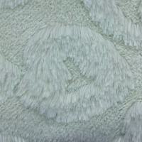 Tissu jacquard tricoté à la chaîne double couche 100 % polyester de haute qualité, motif cœur découpé, super doux pour vêtements et couvertures