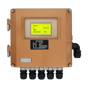 Ultrasonic <b>Water</b> Flowmeter Price Wall Mounted Clamp-On Oil <b>Flow</b> <b>Meter</b> Sensor Plastic RS485 - Product Image 1