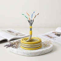 Câble Ethernet CAT6A CAT7 CAT7E 23AWG 650MHZ SFTP Blindé LSZH 1000FT 500M Rouleau Câble Réseau LAN CAT 7
