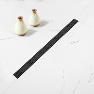 Drenaje de piso lineal de acero inoxidable 304 de 36 pulgadas Neodrain, de gran venta, con inserto para azulejos y brida, diseño moderno para baño - Product Image 1