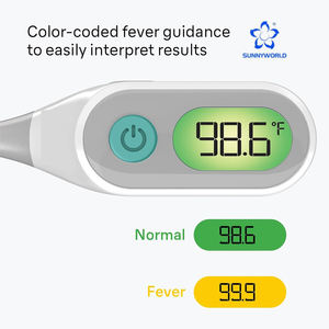 Termómetro Digital Oral a Prueba de Agua de Lectura Rápida con Indicador de Fiebre, Ideal para Bebés, Niños y Adultos - Product Image 5