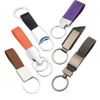 Llavero de Moda Ecológico de Cuero PU para Hombre/Mujer, Venta al por Mayor, Personalizado, en Forma de Corazón, Rojo, Azul, Plateado