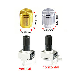 10 pièces RV09 Potentiomètre réglable à axe de 12,5 mm, 9 types, 3 broches, étanche, B1k 2k 5k 10k 20k 50k 100k 200K 500K 1M 0932 - Product Image 1