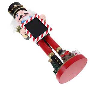 38cm decorazioni per la casa articoli di <span class=keywords><strong>natale</strong></span> in legno artigianato ornamenti giocattoli regali statuetta calendario dell'avvento bambini schiaccianoci <span class=keywords><strong>natale</strong></span> - Product Image 5