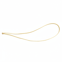 Attaches élastiques personnalisables en or et argent avec boucles à extrémité sphérique pour reliure de menus de restaurant, dossiers et documents