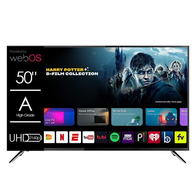 Global Version 50 Inch LED TV Television Custom Logo 55 65 75 85 Inch Smart TV