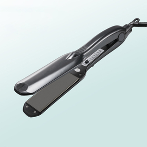Plancha de pelo eléctrica para permanente, alisador de pelo liso, rizador de pelo, en húmedo y seco, doble uso, dos en uno - Product Image 2