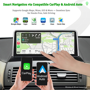 Sistema de Navegación LELV para Automóvil con Sistema <span class=keywords><strong>Linux</strong></span> para BMW X3 E83, Reproductor de Video Carplay de 10.25 Pulgadas, 2005-2008, Android Auto - Product Image 4