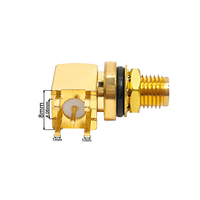 Prise femelle SMA pour connecteur coaxial étanche IP67 Rf à montage sur panneau PCB