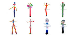 Homme gonflable de célébration en plein air avec panneau publicitaire en forme de flèche, danseur aérien publicitaire pour activité commerciale avec <span class=keywords><strong>souffleur</strong></span> - Product Image 4