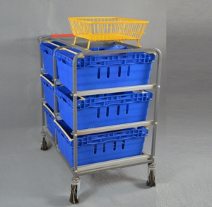 Carro de manipulación de suministros de almacenamiento y supermercado para una recogida eficiente - Product Image 6