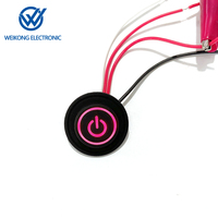Interrupteurs à bouton-poussoir industriels en acier inoxydable 20-22 mm 5V-25V Momentary IP65