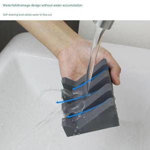 Nuevo estante de almacenamiento de jabón de silicona de gran venta bandeja de jabón estante de drenaje antideslizante - Product Image 3