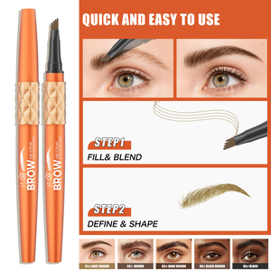 Crayon à sourcils liquide effet poil, waterproof, anti-bavures, avec quatre pointes pour des sourcils définis - Product Image 3