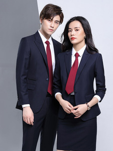 Vestido profesional para hombres y mujeres <span class=keywords><strong>Ropa</strong></span> de trabajo <span class=keywords><strong>formal</strong></span> transpirable para gerentes de Banco Empleados Ejecutivos Trajes DE TRABAJO ejecutivos - Product Image 3