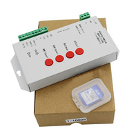 Pixel LED controlador T-1000S K-1000C K-8000C tarjeta SD programable ws2811 ws2812b WS2815 SK6812 de tira LED RGB píxel controlador