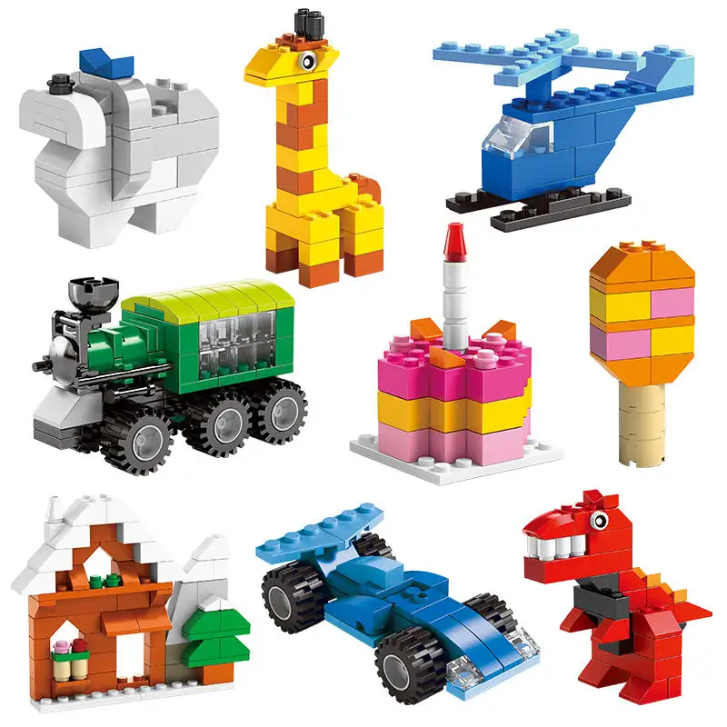 Đồ chơi trẻ em tương thích legoingly sáng tạo diy gạch đặt Mini khối xây dựng
