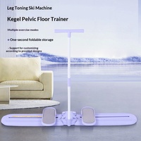 Appareil de ski pliable en plastique pour sculpter et embellir les jambes, équipement de fitness à domicile pour exercices aérobiques, entraîneur abdominal et périnéal