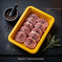 Emballage en blister personnalisé en gros, emballage en PP de qualité alimentaire pour steak, bœuf, porc, poulet