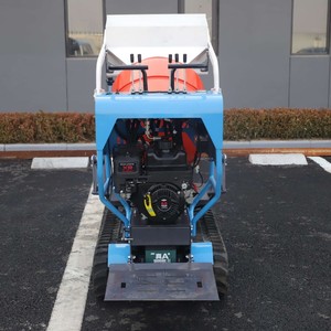 China CE EPA Engine Mini Concrete Mixer Loader With Self Loading <b>Track</b> Dump 300L Concrete Mixer Truck - Product Image 5