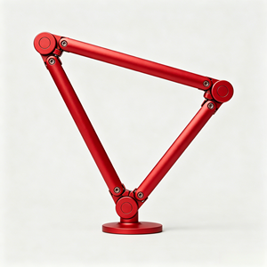 Support de moniteur réglable à bras articulé multi-rotations en aluminium usiné CNC - Product Image 2