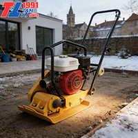 Compacteur à plaque vibrante portable Wacker, moteur essence/diesel/électrique 6,5 CV