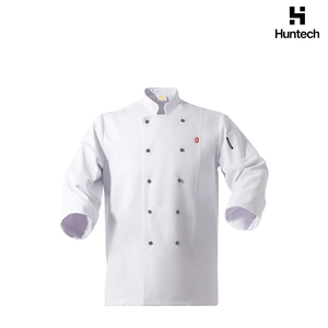 Chaqueta de Chef Profesional Personalizada de Alta Calidad para Restaurantes, Hoteles y Servicios de Alimentos, 35% Algodón, 65% Poliéster, Unisex - Product Image 4