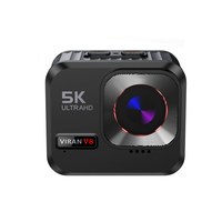 Cámara de Acción Inteligente 5k 30FPS Antivibración para Ciclismo, Viajes, Vlog, WiFi, Deportes, con Control Remoto V8