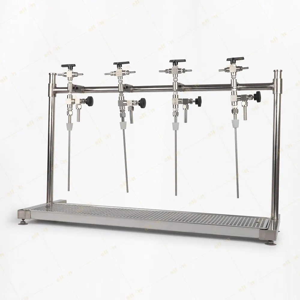 All In Brew Micro Brewery Low Cost 4 Head Counter Pressure Beer Bottle Filler birra isobarica manuale imbottigliatrice