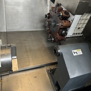 Mesin bubut <span class=keywords><strong>cnc</strong></span> 4 sumbu TCK52, mesin bubut <span class=keywords><strong>cnc</strong></span> miring presisi tinggi - Product Image 4