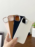 Coque de protection arrière en TPU électroplaqué multicolore pour iPhone 13 14 15 16 17 18 Pro Max et pour Samsung