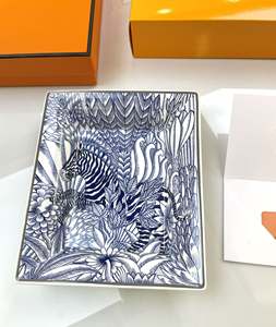 Cenicero de Cerámica de Estilo Americano, Moderno, Sencillo, de Lujo Ligero, con Forma Geométrica, Decorativo y Ecológico, para el Hogar - Product Image 2