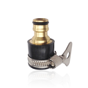 Nhà Sản Xuất OBM Tùy Chỉnh Phổ Nước Vòi Kết Nối Với Thép Xử Lý Núm Vú Cao Su Vòi Kết Nối - Product Image 1