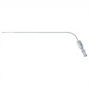 <span class=keywords><strong>Tubo</strong></span> di aspirazione ENT con foro di taglio – Punta chiusa con 2 aperture laterali – Cannula aspirante chirurgica in acciaio inossidabile di Vaslcare - Product Image 1