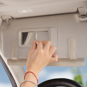 Dual Clip Visor <b>Extender</b> Car Suede, Adjustable Sturdy Sun Blocking Durable Premium Universal Fit, Fits for BMW Toyota Honda - Product Image 4